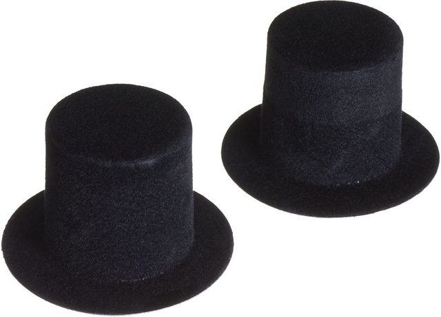 VBS Zylinder Velours schwarz, 2-teiliges Set - Bild 1
