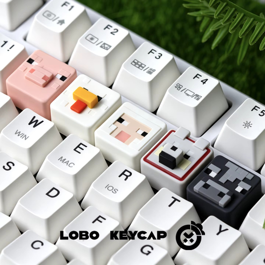 Bandai My World Series Custom Edition Mechanische Tastatur Keycaps im Pixel-Stil für deine DIY-Dekoration - Bild 2
