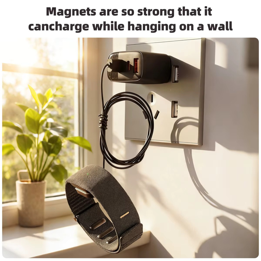 FONKEN Magnetisches Schnellladekabel für Meta-Brillen und Rayban Meta Display Neural Band in Schwarz - Bild 3
