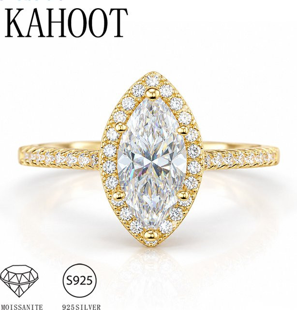 KAHOOT Ring 925 Silber, Moissanit, Unisex - Bild 1