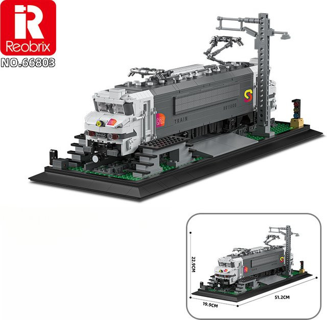 XMWL Elektrische Hauptlinien-Lokomotive, Baustein-Set, 2053 Teile - Bild 1