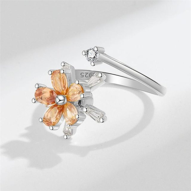 YULIN Ring, Edelstahl, Roségold, Kristall, Damen - Bild 1