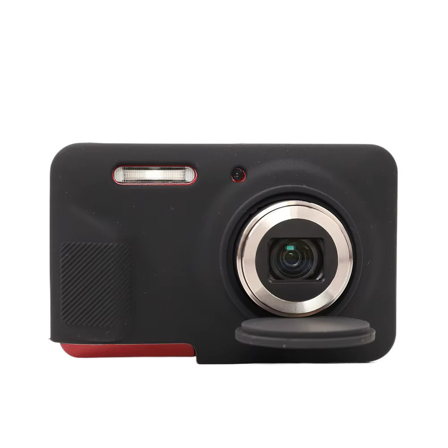 Silikon Armor Skin Kameratasche Body Cover Schutz für KODAK PIXPRO FZ55 Digitalkamera in Schwarz oder Braun - Bild 1