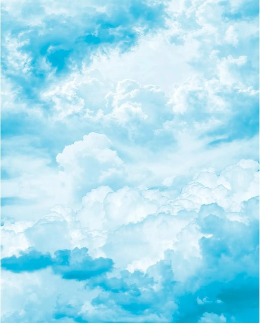 Komar Vliesfototapete Himmelszelt in Blau, B: 200 cm x H: 250 cm - Bild 1