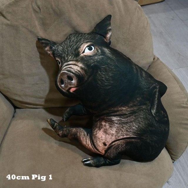 Yiran toy Tierkissenpuppe, Plüsch, 40 cm, Braun - Bild 1