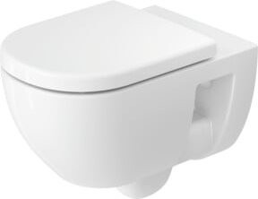 Duravit Wand-WC D-Code Tiefspüler in Weiß, Rimless-Technologie, B/H: 37 x 57 cm - Bild 1