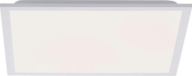 Just Light. LED-Panel Fleet Deckenleuchte mit Bewegungssensor in Weiß, B/B: 44,5 x 44,5 cm - Bild 1