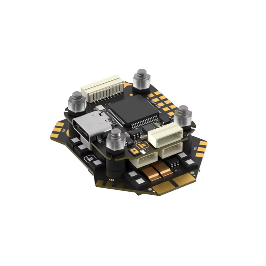 IFlight Borg F7 Mini Stack Flugcontroller und 60A ESC in Schwarz für FPV-Rennzubehör - Bild 2