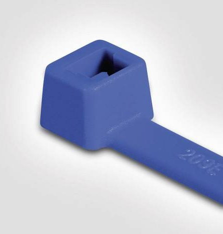 HellermannTyton T120R-E/TFE-BU Kabelbinder Blau - Bild 1