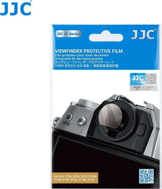 JJC Sucher-Displayschutzfolie für Fujifilm X-T50, X-S20, X-S10, X-T200, X-T30II, X-T30, X-T20, X-T100, X-T10, transparent, kratzfest und staubdicht - Bild 1