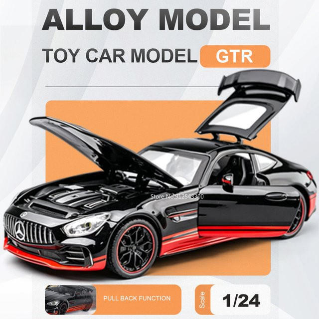 RMZ city GTR SLR 722S Automodell-Spielzeug, 1:24, mit Licht und Sound - Bild 1