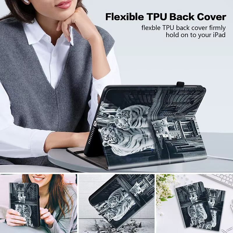 JESSLEI Ledertasche Hülle für Amazon Fire Max 11, Fire HD 10 und Kindle Paperwhite 5 - Bild 2
