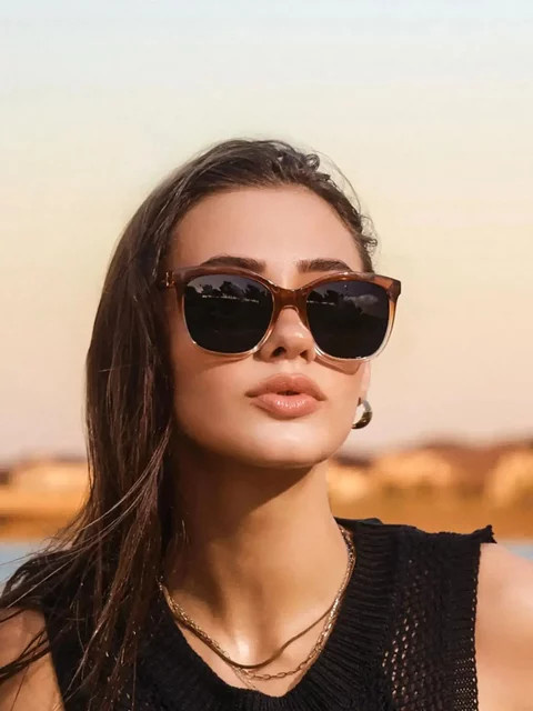 BLUEMOKY Sonnenbrille Cat-Eye, Vollrand, Kunststoff, Damen - Bild 1