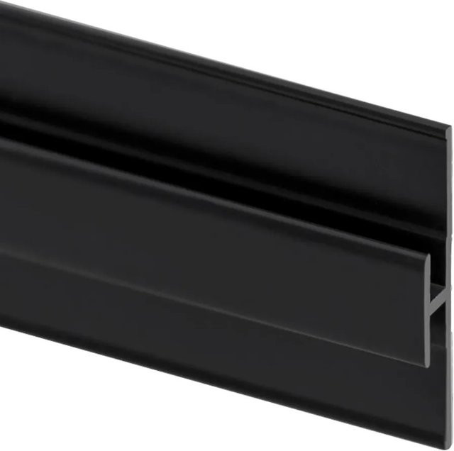 Schulte Flächenverbinder für Duschrückwand DecoDesign 210 cm Mattschwarz - Bild 1