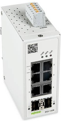 WAGO 852-1328 Netzwerk Switch 10/100/1000MBit/s Ethernet LAN in Weiß - Bild 1