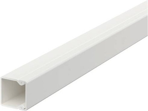 OBO Bettermann Kabelkanal Wand- und Deckenkanal aus Kunststoff in Weiß, B/H/L: 1,74 x 1,74 x 2000 mm - Bild 1