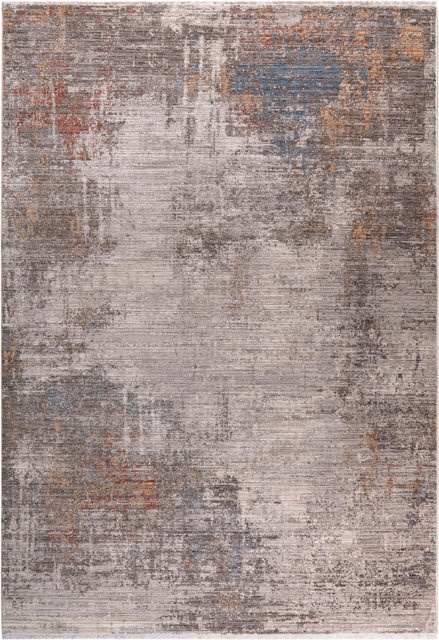 Mömax Webteppich Nizza in Anthrazit, Braun und Beige, abstraktes Design, B: 120 cm, L: 170 cm - Bild 1
