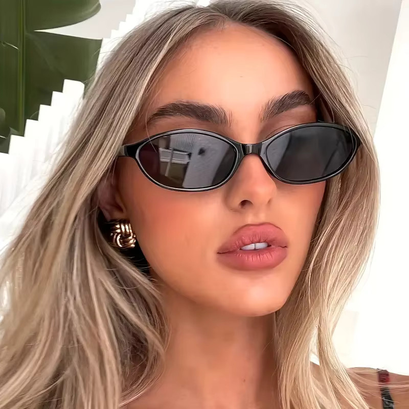CAIPAI Cat-Eye Brille, Vollrand, Kunststoff, schwarz, Damen - Bild 2