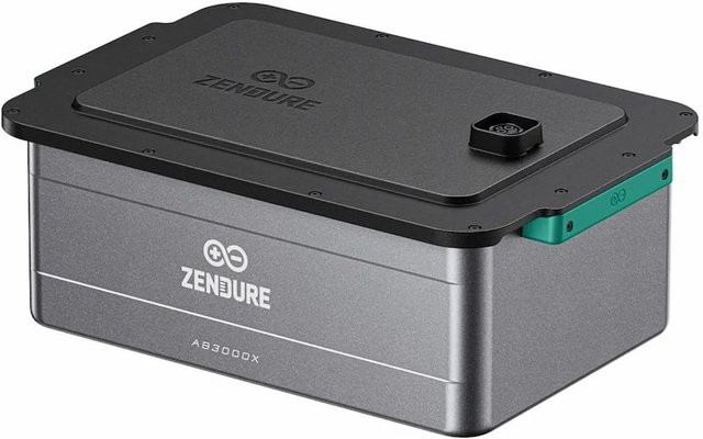 Zendure SolarFlow AB3000X Erweiterungsbatterie 2880Wh LiFePO4 Add-on in Schwarz und Grau - Bild 1