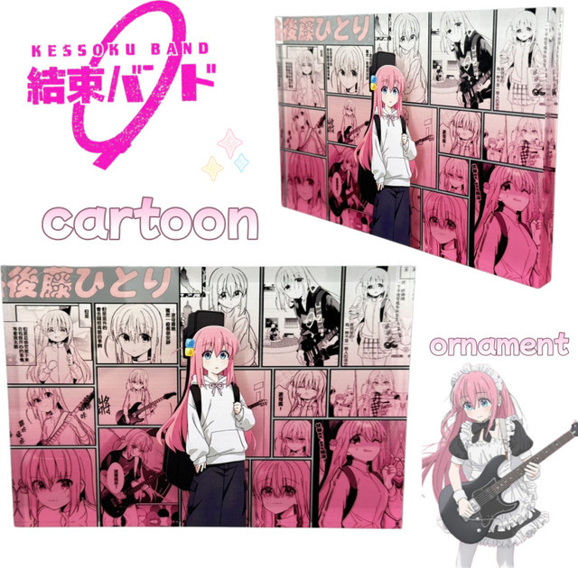 Bandai Bocchi the Rock! Lonely Rock Standing Sign, Figuren-Ornament - Bild 1