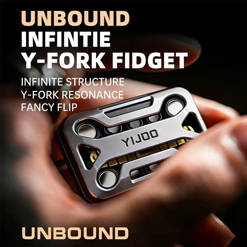 soulbao Premium Metall EDC Fidget Slider, Magnetisches Klick-Stressabbau-Gadget - Bild 2
