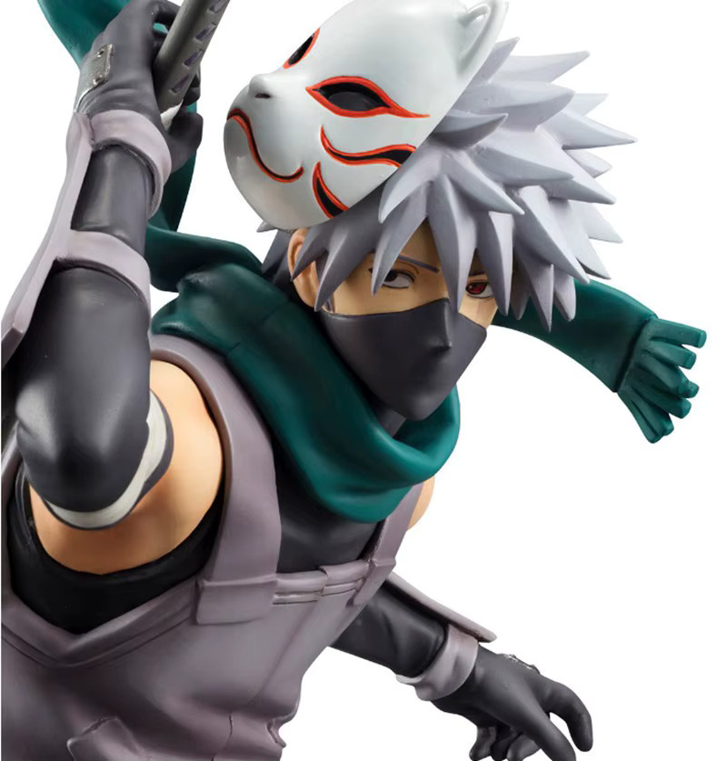 Bandai Anime Naruto Hatake Kakashi Actionfigur aus PVC in Multicolor, Höhe: 23 cm - Bild 3