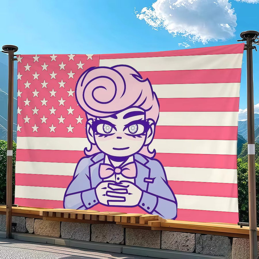 Warner Bros. Game B-Bloodmoney Flagge als Wandkunst Dekoration für Party und Club, B/H: 60 x 40 cm - Bild 3