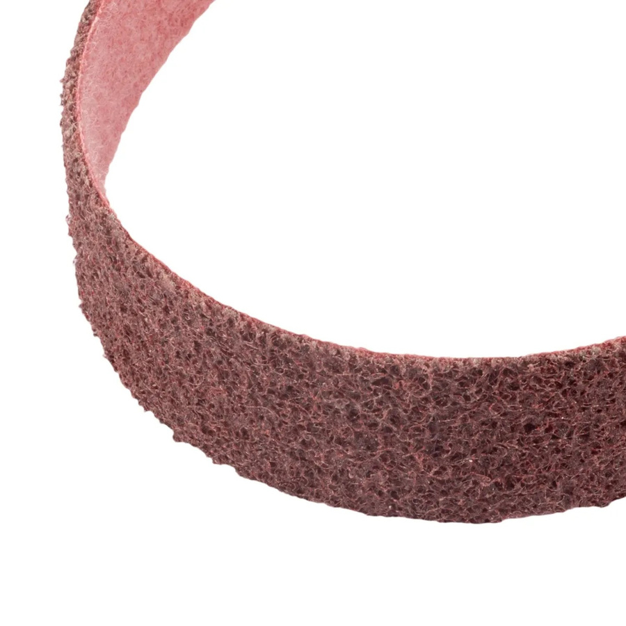 STAHLWERK Schleifvlies-Schleifband für Bandschleifer, Körnung 40, B: 40 mm, L: 760 mm, Farbe: Rot - Bild 2