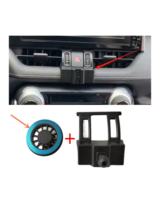Magnetische Handyhalterung aus ABS für Toyota RAV4 MK5 (2019-2023) - Bild 3