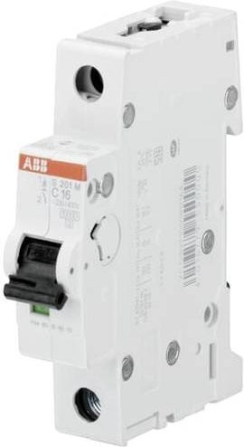 ABB S201M-D1 Leitungsschutzschalter 1A 230V weiß - Bild 1