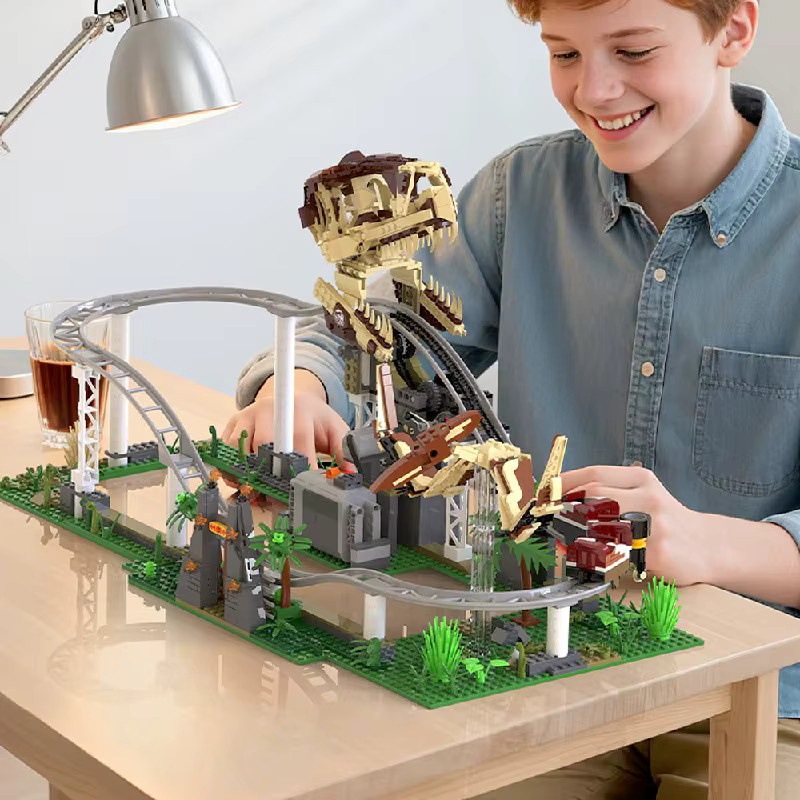 Kreative Expert MOC Dinosaurier Achterbahn, Bausteine, 1.291 Teile - Bild 4