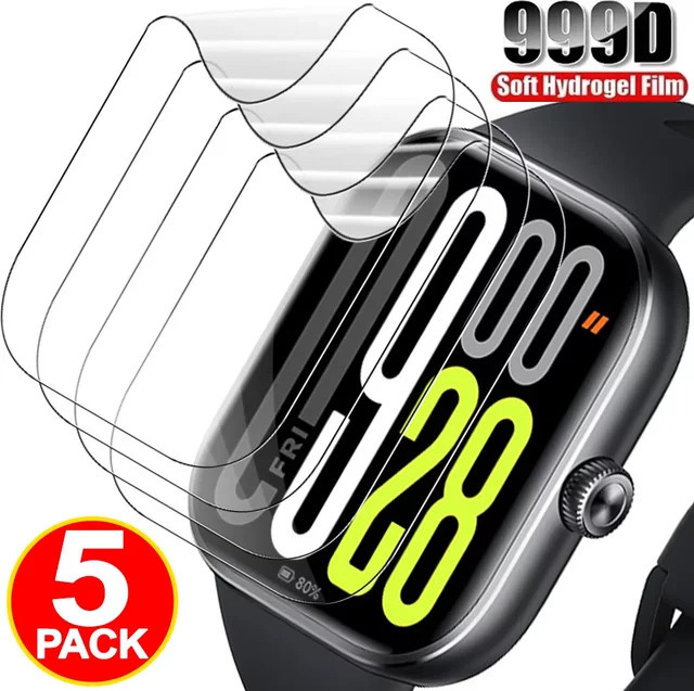 OAKCHARM Hydrogel-Displayschutz für Xiaomi Redmi Watch 5 Active, 4, 3, 2 Lite, transparent - Bild 1
