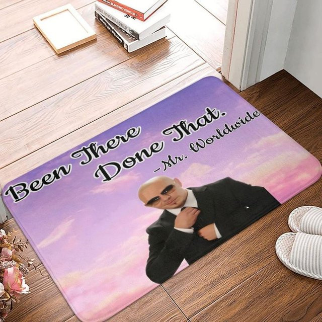 Lodestar Rutschfeste Bodenmatte Mr. Worldwide, Waschbarer Teppich für Eingangsbereich, Wohnzimmer oder Schlafzimmer, B/T: 80 x 50 cm, Mehrfarbig - Bild 1