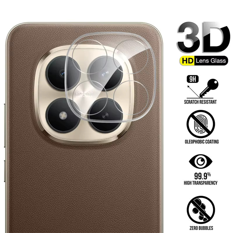 Xiaomi Kamera-Schutzfolie aus 3D Kristall-Hartglas für Redmi Note 15 Pro+ 5G, transparent - Bild 6