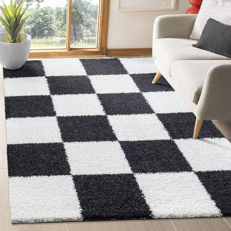 Sanat Hochflorteppich MILANO schwarz B: 160 cm, L: 230 cm - Bild 2
