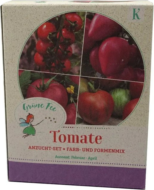 Grüne Fee Tomaten-Anzucht-Set aus Holz - Bild 1