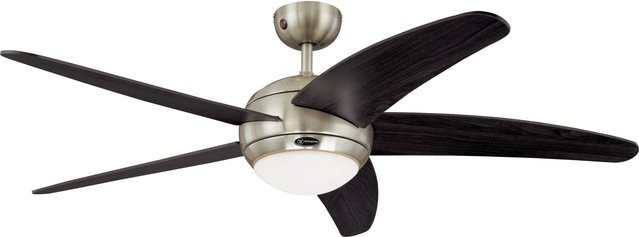 Westinghouse Deckenventilator Bendan in Silber Matt Chrom mit Licht und Fernbedienung - Bild 1