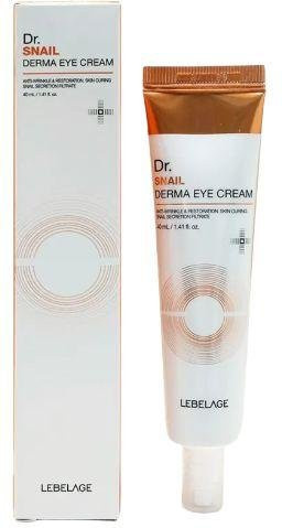 LEBELAGE Dr. Snail Derma Augencreme, 40 ml, mit Schneckensekretfiltrat - Bild 1