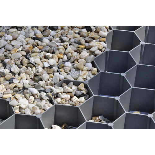 BeraBV Stabilisierungsmatte für Kies, 3er-Set, grau, B/H/L: 76,4 x 3,2 x 117,6 cm - Bild 1