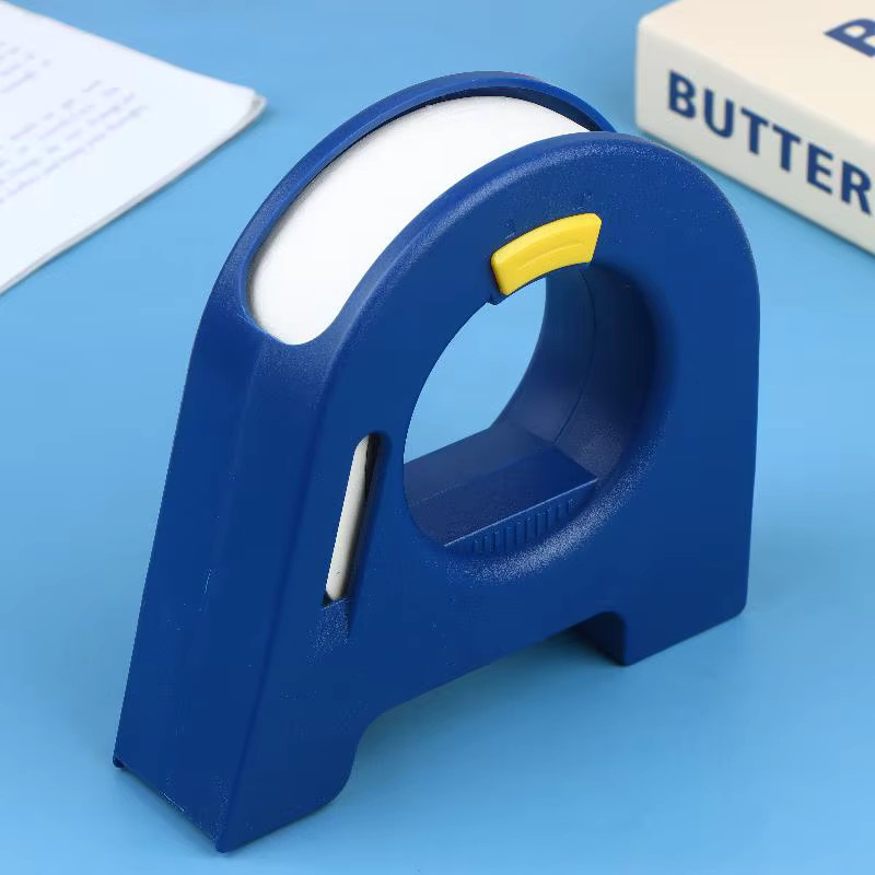 Manueller Masking-Tape-Spender in Blau als Applikator-Werkzeug für Wandmalerei, Abdichten und Hausrenovierung - Bild 4