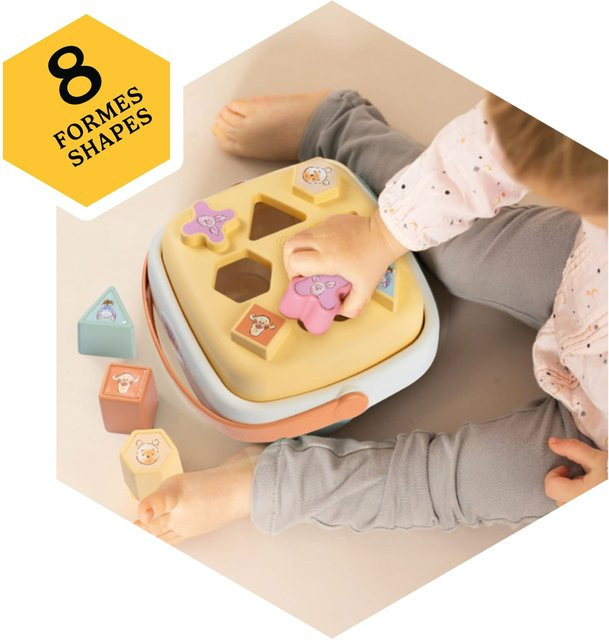 Smoby Disney Winnie the Puuh Formen-Steckspielkorb ab 1 Jahr mehrfarbig - Bild 1