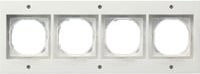 Gira Abdeckrahmen vierfach TX44 Weiß B: 11,0 cm, H: 30,0 cm, T: 1,63 cm - Bild 1