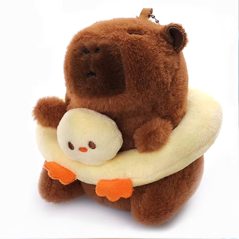 ZAKOL Capybara Schwimmen Ring, Plüsch-Schlüsselanhänger, Puppe - Bild 4