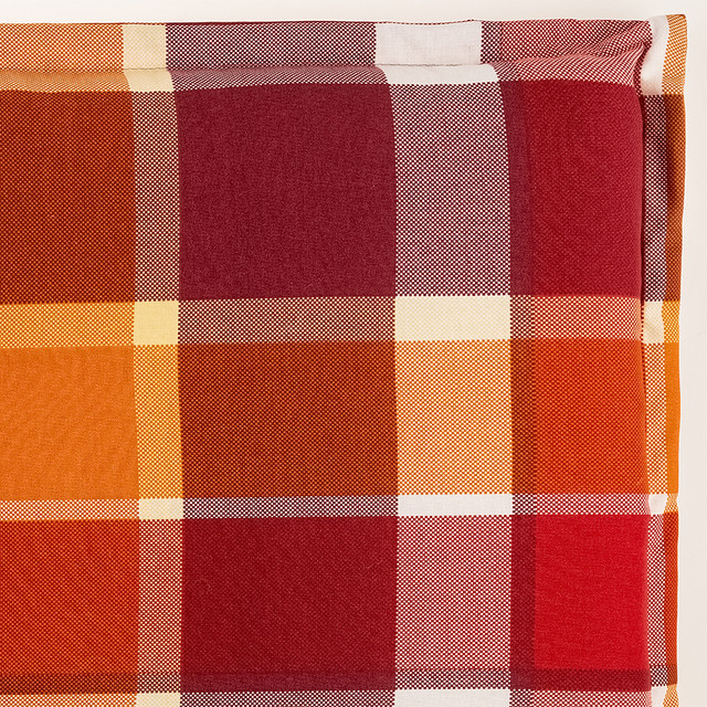 SOLAX-SUNSHINE Sitzbank-Auflage in Rot, gesteppt und wasserabweisend, Höhe: 6 cm - Bild 1