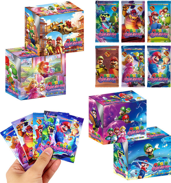 Bandai Super Mario Galaxy Sammelkarten Booster-Box, 288 Anime-Spielfiguren-Karten - Bild 1