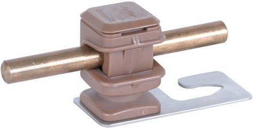 DEHN Dachleitungshalter DLH DS 8 H16 WPRO5 8 BR V2A in Braun - Bild 1