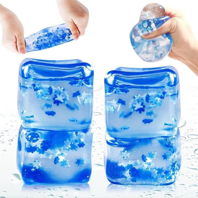 Datgo Stress-Würfel, Fidget-Spielzeug, multicolour, blue - Bild 1