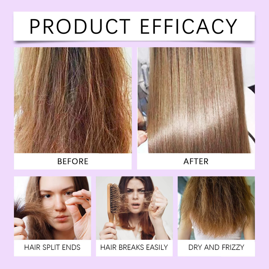 eelhoe Keratin Haarmaske Lila, für strapaziertes Haar, 100g - Bild 4