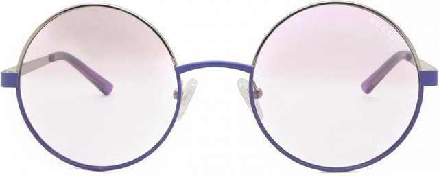 Guess GU3046 Sonnenbrille, Vollrand, Rund, Metall, Purple, Unisex - Bild 1