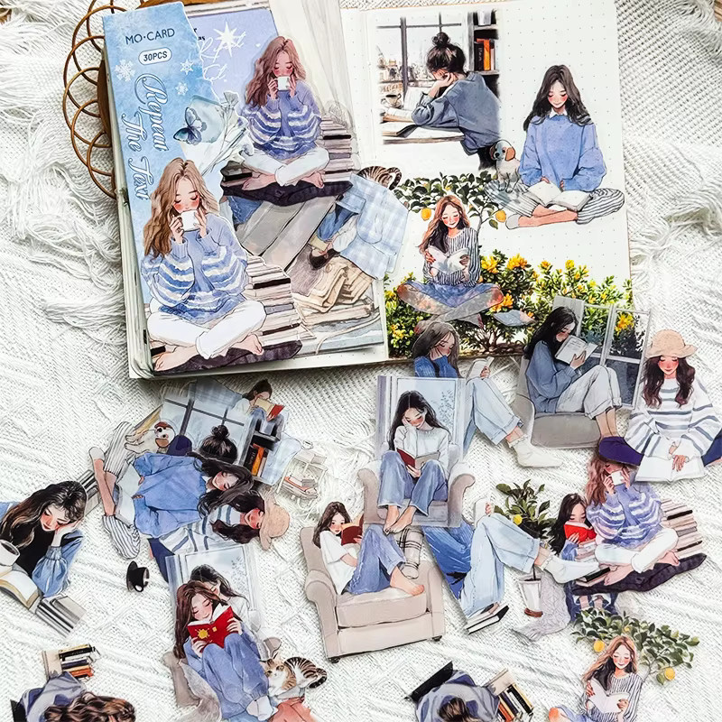90 Stück Elegante Lesezeichen Aufkleber von mr.paper in Multicolour für DIY Scrapbook und Fotoalben - Bild 4